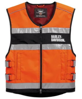 Harley-Davidson Weste Hi-Visibility Reflective orange