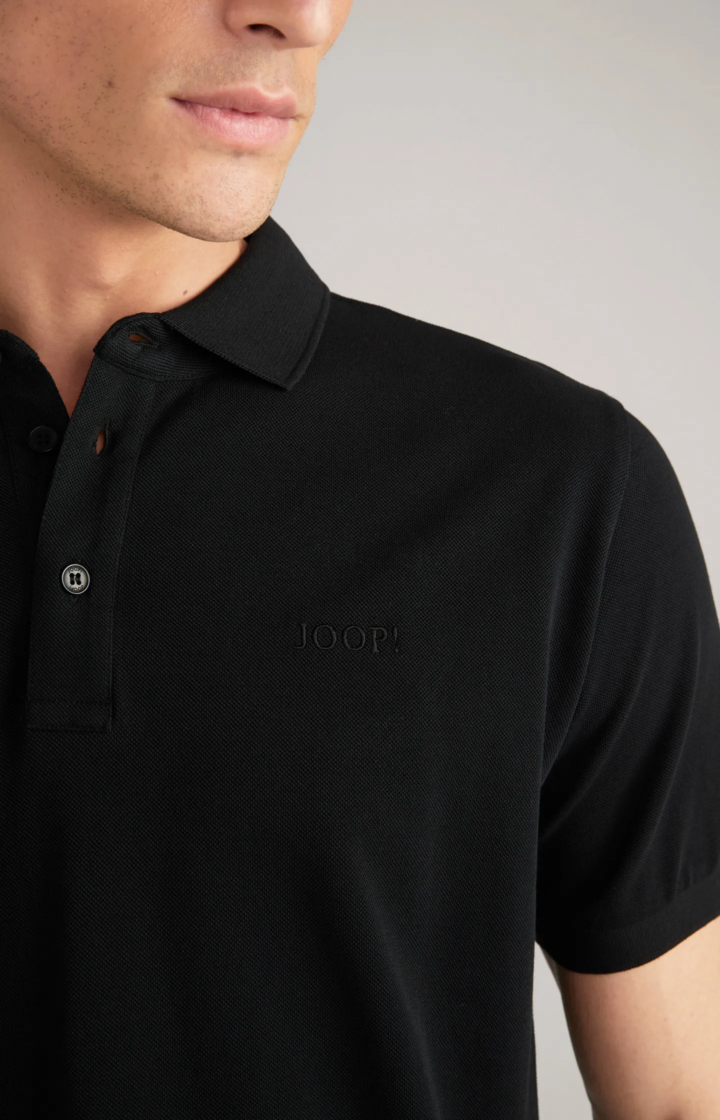 Poloshirt Primus in Schwarz