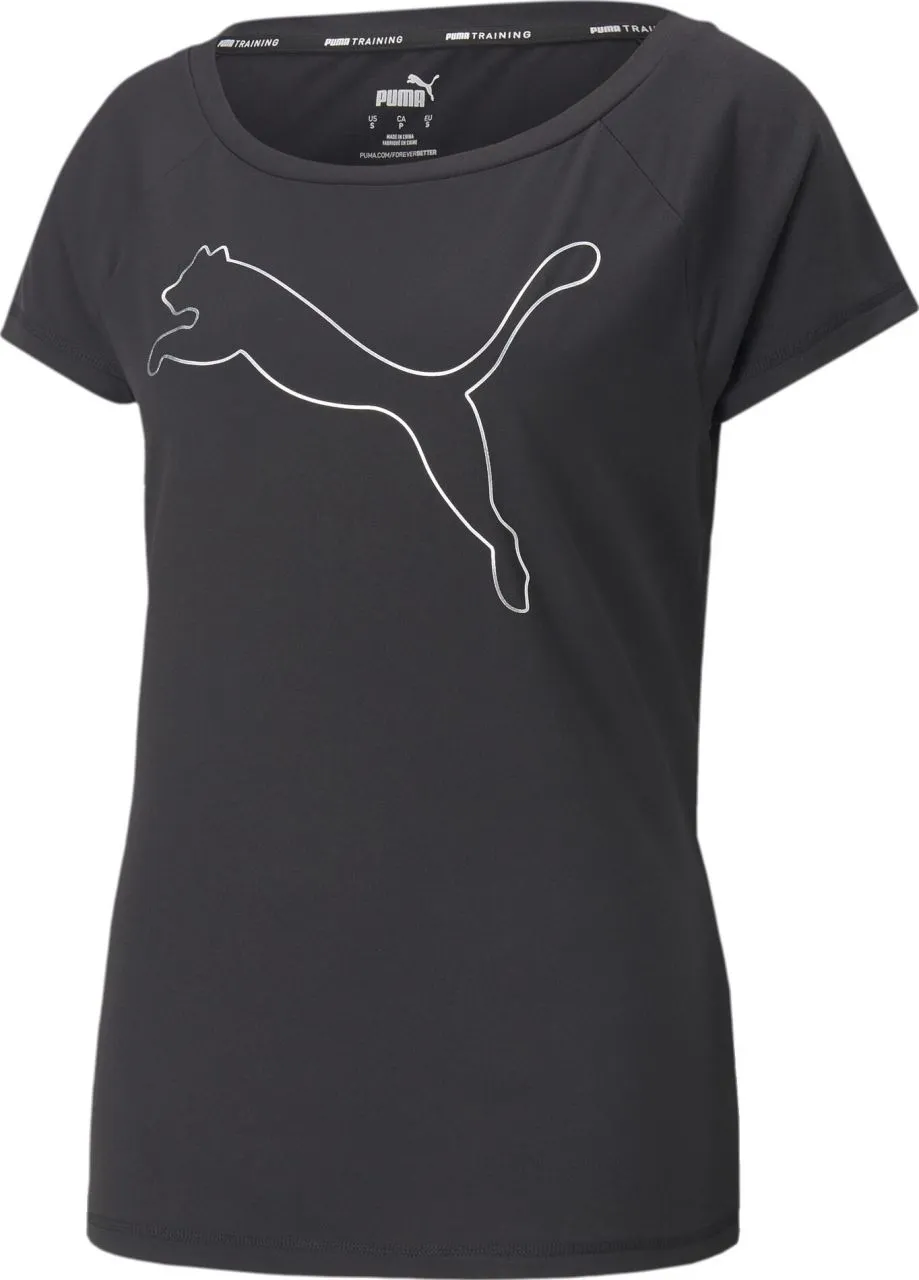 Puma Train Favorite Jersey Cat Tee - Damen Laufshirt