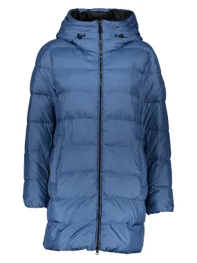 Steppmantel in Blau